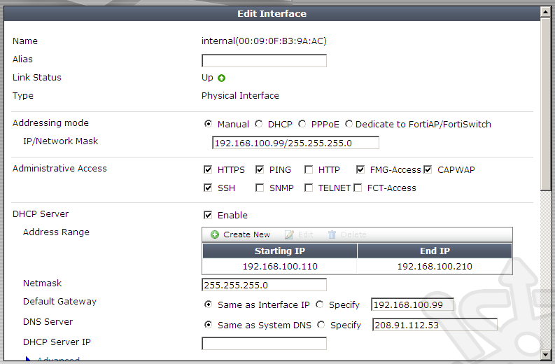 internal-dhcp